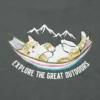 Mofusand Ut grafisk T-shirt för dam Mofusand Ut grafisk T-shirt för dam