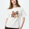 Monchhichi UT-T-shirt för damer Monchhichi UT-T-shirt för damer