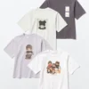 Monchhichi UT-T-shirt för damer Monchhichi UT-T-shirt för damer