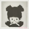 Monchhichi UT-T-shirt för damer Monchhichi UT-T-shirt för damer