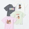 Monchhichi UT-T-shirtar för barn Monchhichi UT-T-shirtar för barn