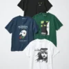 Musikalikoner för män UT grafisk T-shirt