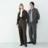 Overshirts i borstad twill för herr Overshirts i borstad twill för herr