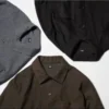 Overshirts i borstad twill för herr Overshirts i borstad twill för herr