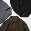 Overshirts i borstad twill för herr Overshirts i borstad twill för herr