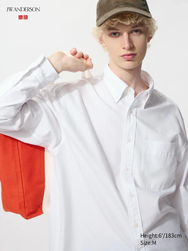 Oversized Oxford-skjorta för herr Oversized Oxford-skjorta för herr