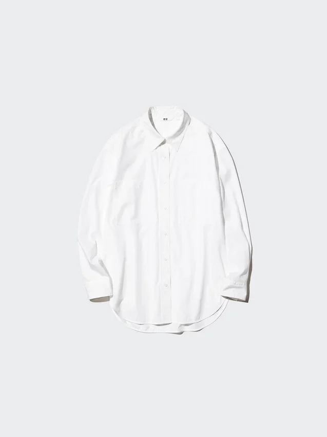Oversized-skjorta i bomull för dam Oversized-skjorta i bomull för dam