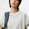 Oversized tvåfärgad T-shirtklänning för dam Oversized tvåfärgad T-shirtklänning för dam