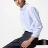 Oxford-skjorta för herr, slim fit | Randig
