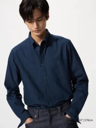Oxford-skjorta för män, slim fit