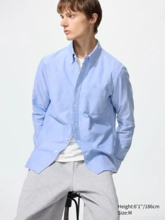 Oxford-skjorta för män, slim fit