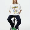 Pokamon UT grafisk T-shirt för män Pokamon UT grafisk T-shirt för män