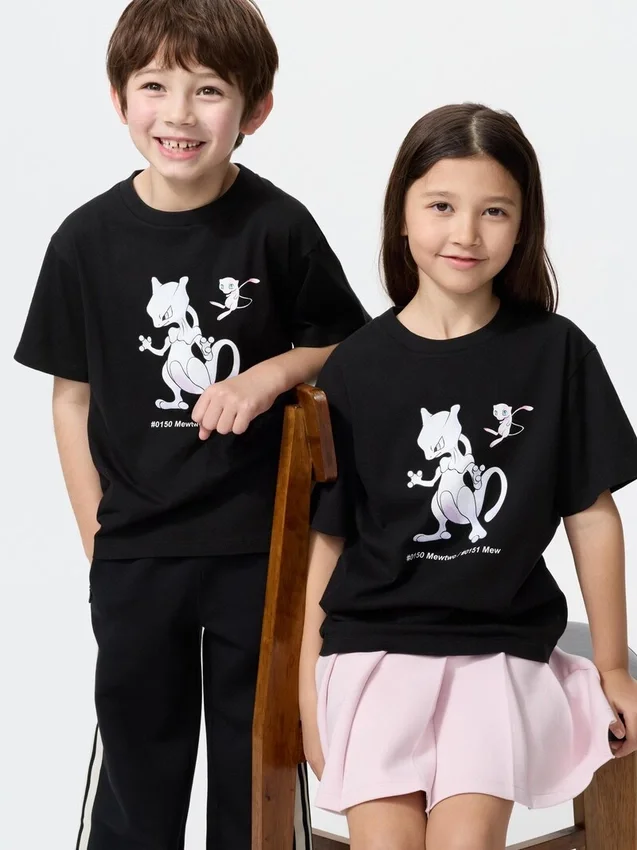 Pokamon UT-T-shirtar för barn Pokamon UT-T-shirtar för barn