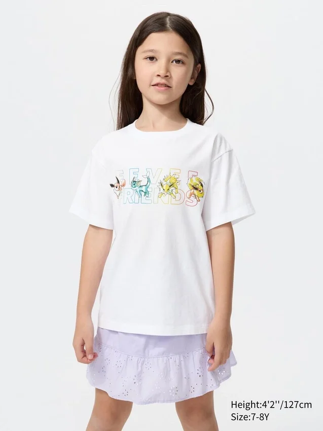 Pokamon UT-T-shirtar för barn Pokamon UT-T-shirtar för barn