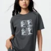 Pop Mart UT grafisk T-shirt för dam Pop Mart UT grafisk T-shirt för dam
