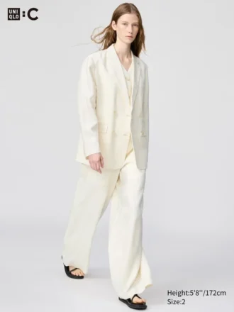 Premium Linen-byxor för dam