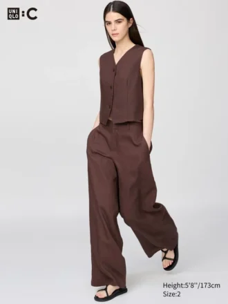 Premium Linen-byxor för dam