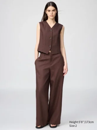 Premium Linen-byxor för dam