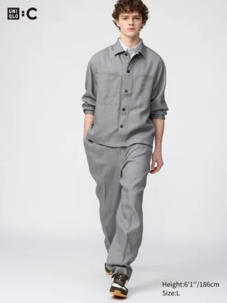 Premium Linen-byxor för herr
