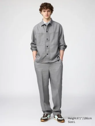 Premium Linen-byxor för herr