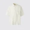 Premium Linen oversized skjorta för herr | Kortärmad | Randig Premium Linen oversized skjorta för herr | Kortärmad | Randig