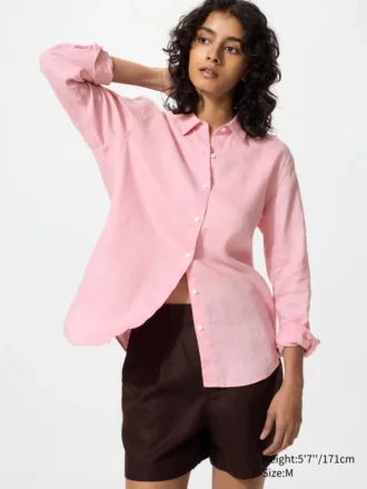 Premium Linen-skjorta för dam