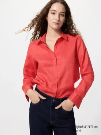 Premium Linen-skjorta för dam