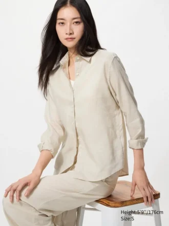 Premium Linen-skjorta för dam