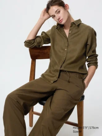 Premium Linen-skjorta för dam