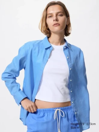 Premium Linen-skjorta för dam