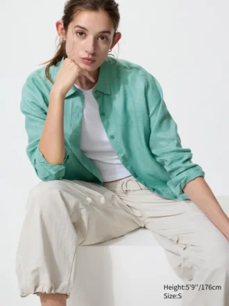 Premium Linen-skjorta för dam