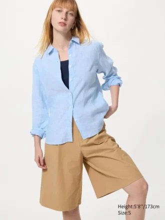 Premium Linen-skjorta för dam
