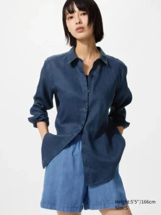 Premium Linen-skjorta för dam