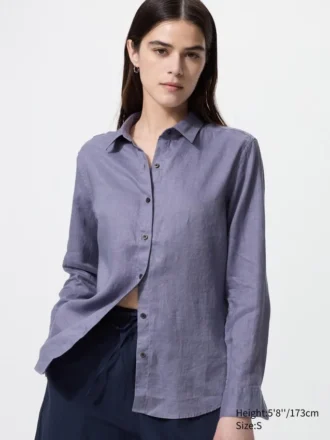 Premium Linen-skjorta för dam
