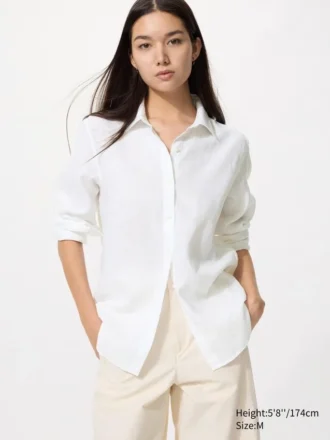Premium Linen-skjorta för dam