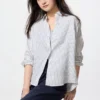 Premium Linen-skjorta för damer | Randig