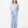 Premium Linen-skjorta för dam | Randig Premium Linen-skjorta för dam | Randig