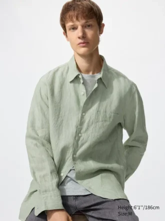 Premium Linen-skjorta för herr