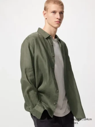 Premium Linen-skjorta för herr