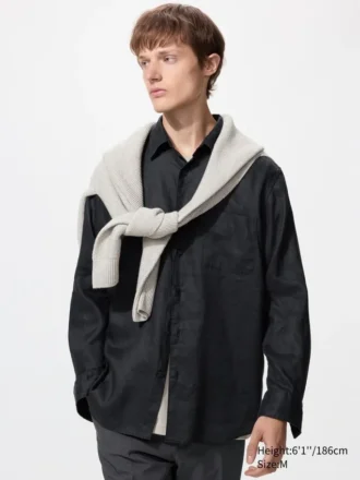 Premium Linen-skjorta för herr