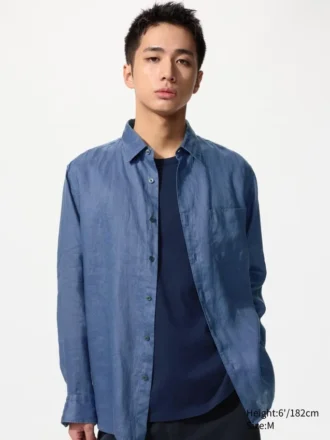 Premium Linen-skjorta för herr
