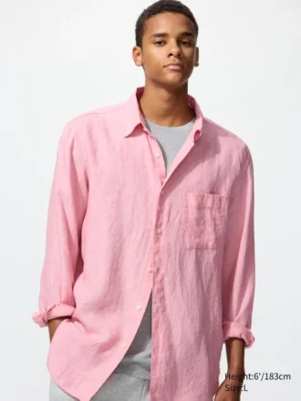 Premium Linen-skjorta för herr