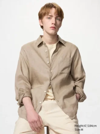 Premium Linen-skjorta för herr