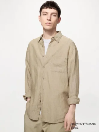 Premium Linen-skjorta för herr