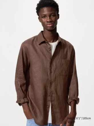 Premium Linen-skjorta för herr