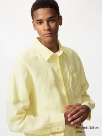 Premium Linen-skjorta för herr