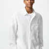 Premium Linen-skjorta för herr | Randig Premium Linen-skjorta för herr | Randig
