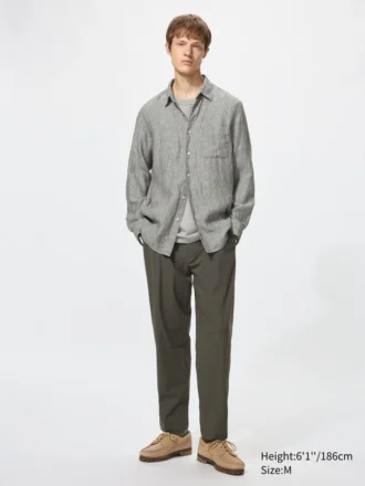Premium Linen-skjorta för herr | Randig