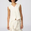 Premium Linen-väst för dam Premium Linen-väst för dam