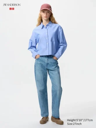 Raka jeans för dam Raka jeans för dam